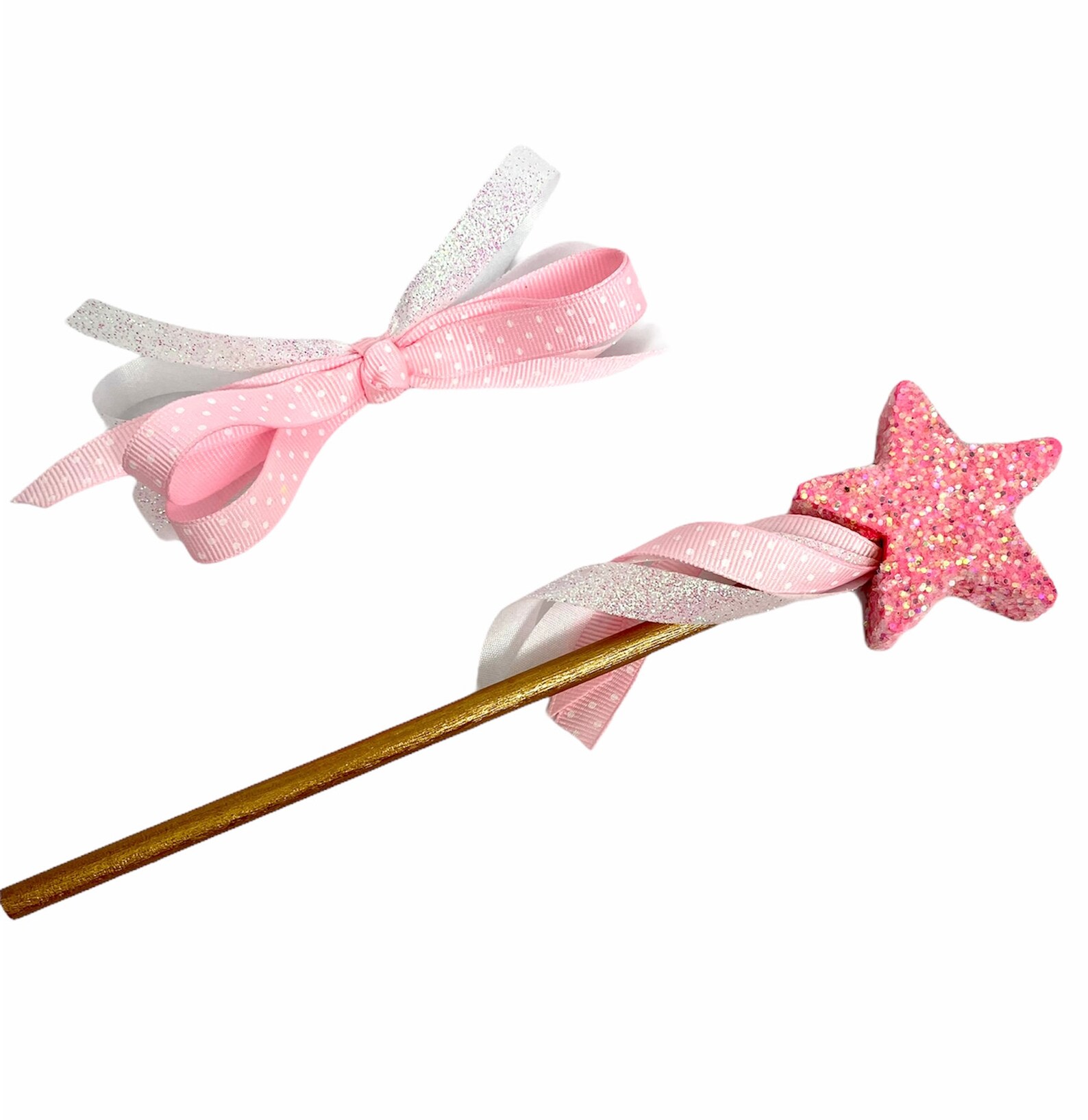 Fairy Princess Wands Sparkle Star Wands Pretend Play Child Etsy