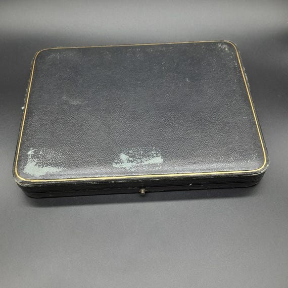 イギリスアンティーク 純銀製バターナイフ6本セットボックス付 1919年製、ケース入りアンティーク スターリングシルバーハンドル