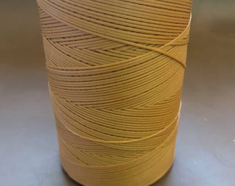 Colonial Tan Ritza 25 Waxed Tiger Thread, 1mm for Leather by Julius Koch 