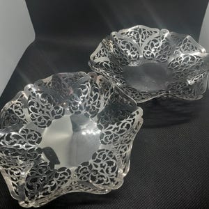 ヴィンテージ スターリング シルバー 皿 2 枚、1934 年 - Etsy 日本