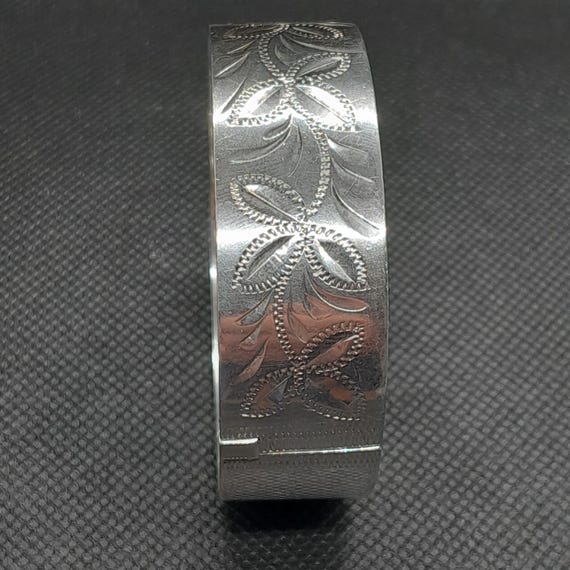 Vintage Sterling Silver Bangle Bracelet, 1973 - Etsy