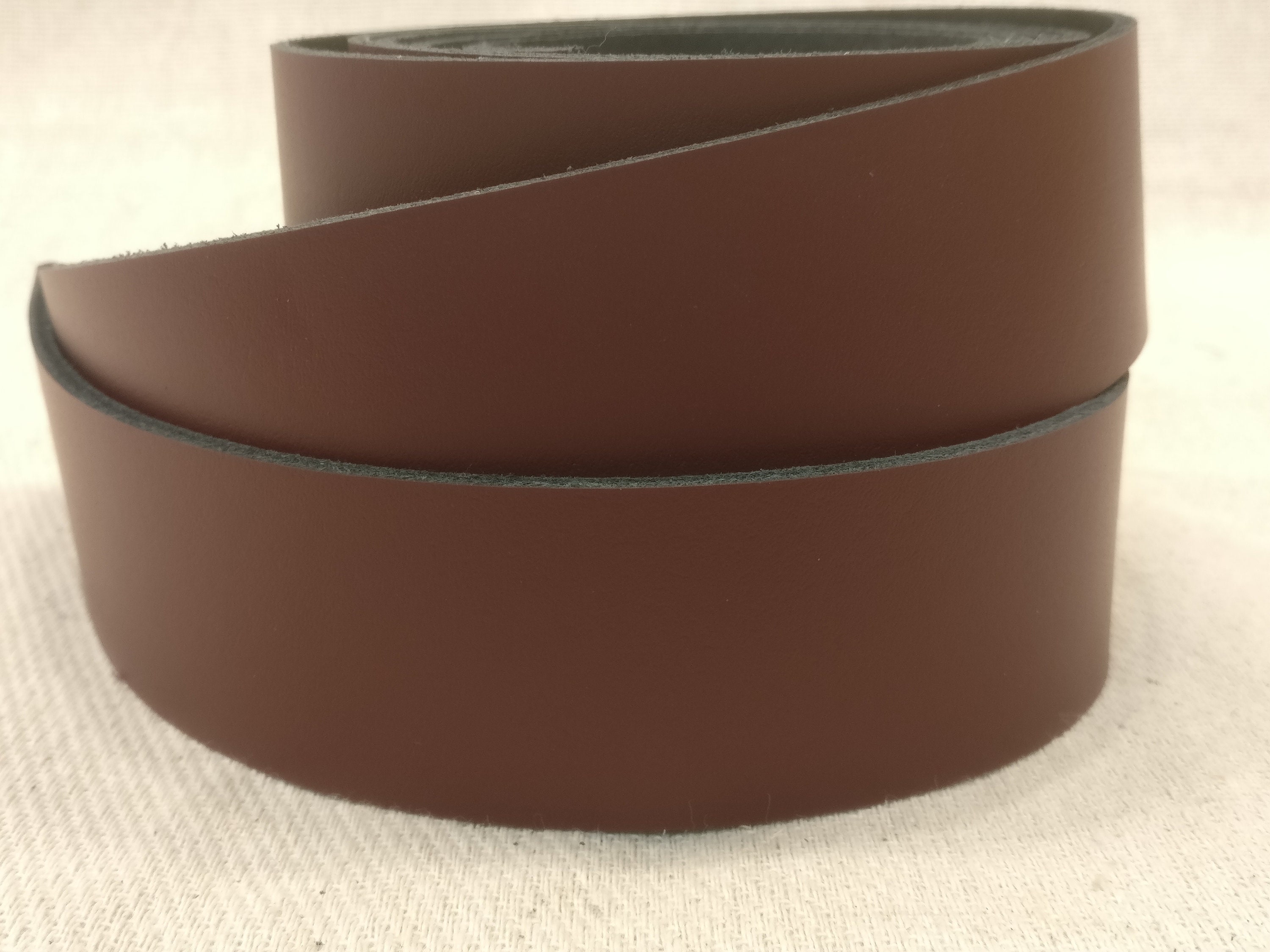 Leather Belt Pouch in Oxblood