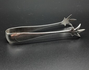 アンティーク スターリング シルバー シュガー トング、1924 年 - Etsy