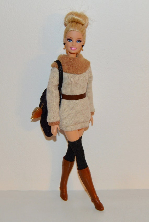 barbie sweater dress doll
