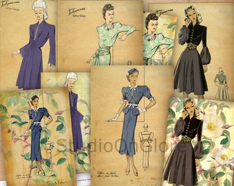 1940's french fashion online