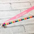 Spotty Pencil Personalised Lanyard - Teacher Lanyard, Custom School Lanyard, Teacher Gift, Nursery Gift, Friend, End of Term, Keys