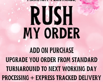 RUSH ORDER FEE - Max 4 Lanyards! Add on transaction for rush order of lanyards only!!! max 4 lanyards per rush fee