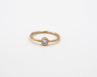 Bardot Ring // Gold Filled CZ // Au Courant x Sam Ozkural Jewelry