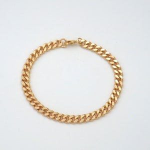 Babe Bracelet // Gold Chain Link // Au Courant x Sam Ozkural Jewelry image 1