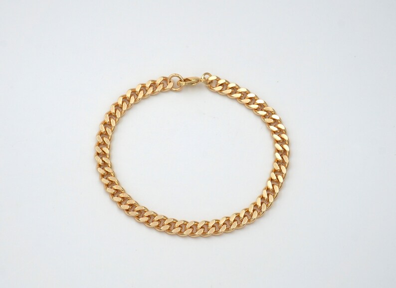 Babe Bracelet // Gold Chain Link // Au Courant x Sam Ozkural Jewelry image 1