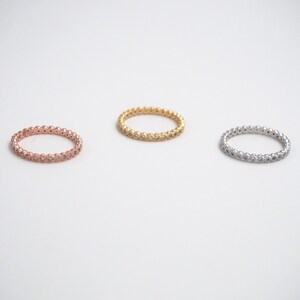Eternity Band Ring // Gold, Silver, Rose Gold // Au Courant x Sam Ozkural Jewelry