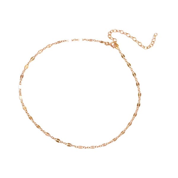 14k Gold Filled, Rose Gold, Sterling Silver Light Catching "Persuasive Choker" by, Sam Ozkural x Au Courant