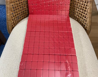 NEW American Mahjong Tiles Set - 160 Tiles, 4-layer engraved acrylic ( RED)