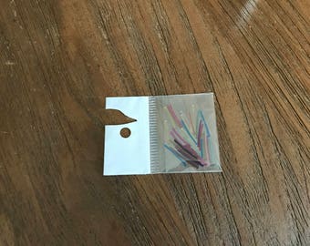 Clear Plastic Ear Piercing Retainers