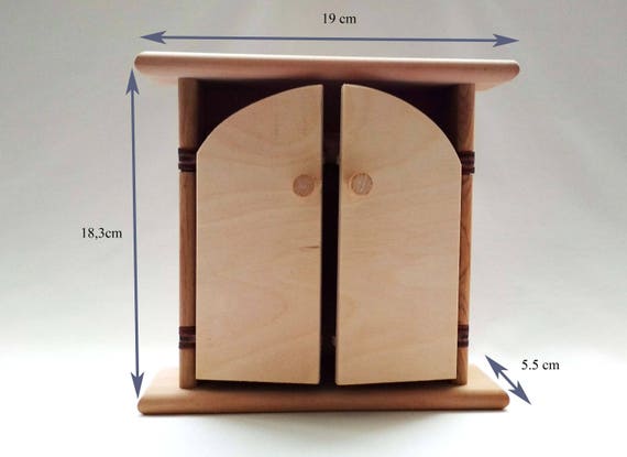 Wooden Wall Cabinet Holder Key Box For Wall Wooden Key Etsy