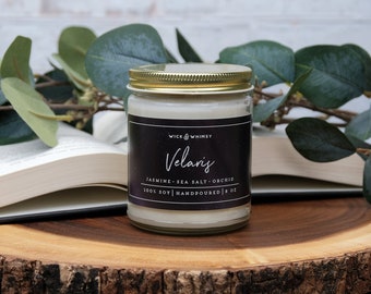 Velaris | Soy Candle | 9 oz jar | ACOMAF Inspired | Bookish Candle