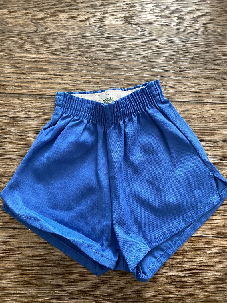 Vintage Youth Augusta shorts gym shorts Youth girls size small costume 5050 poly cotton blend Made in USA single stitch