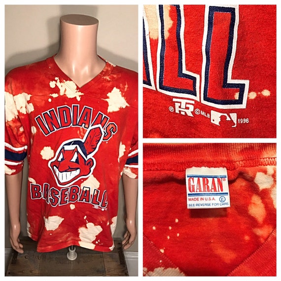 red cleveland indians shirt