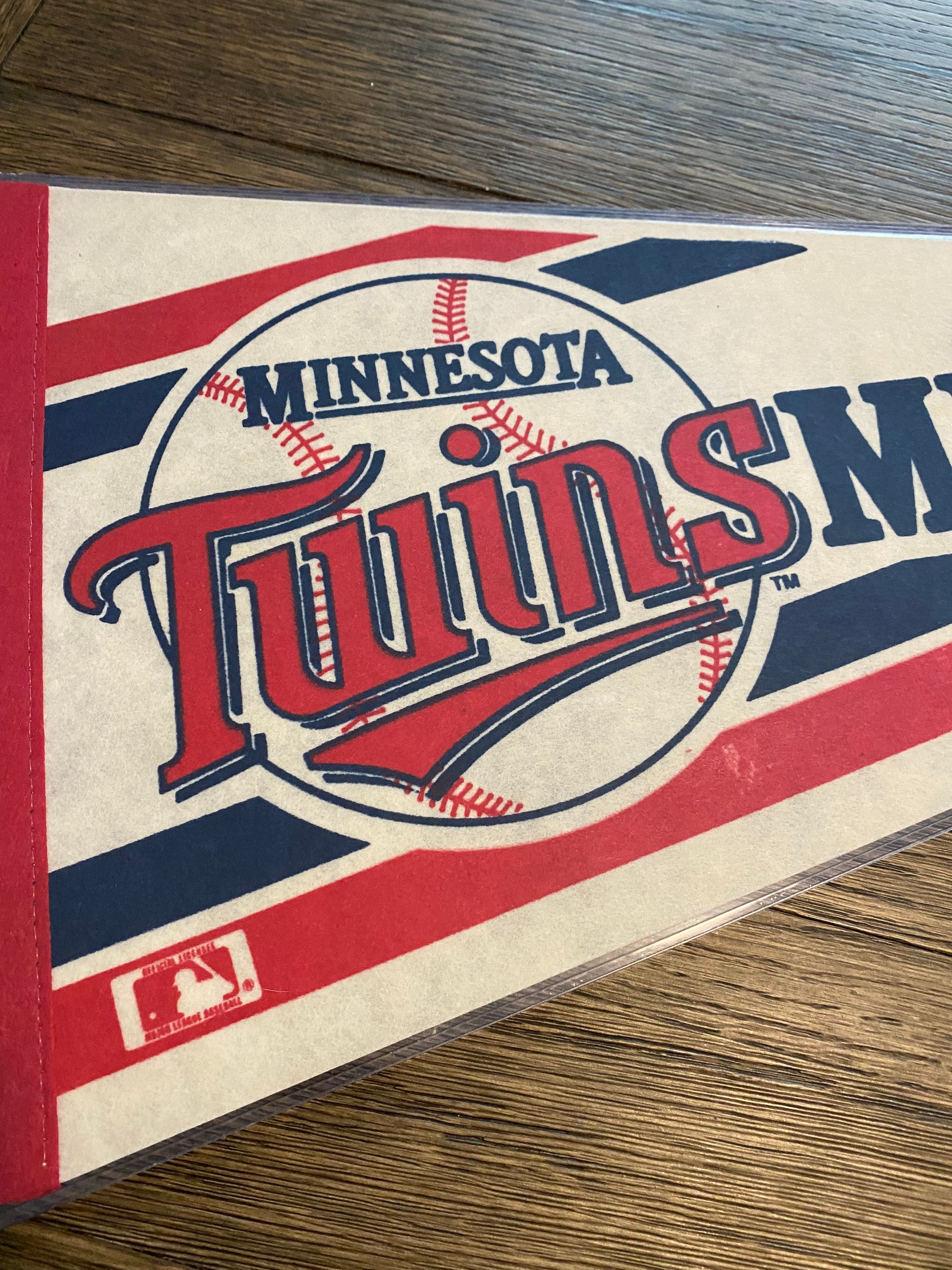 Vintage Minnesota Twins Pennant // full size 30 // MLB Etsy