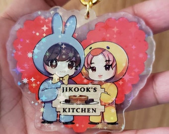 BTS Jikook Acrilyc Keychain Kpop
