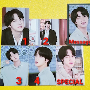 BTS OFFICIAL Jin 2022 Permission to Dance on Stage Seoul Mini Photocards Kpop