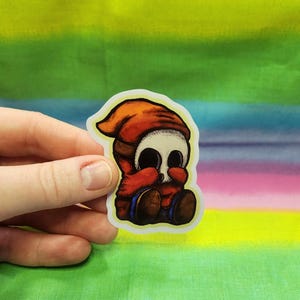 Shy Guy Vinyl Sticker