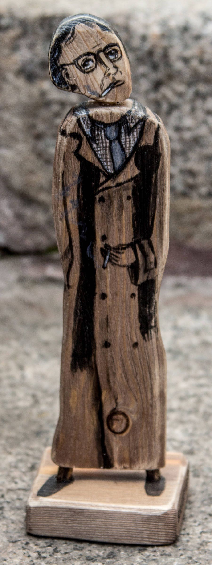 Wooden figurines of the famous people The price is for 1 | Etsy