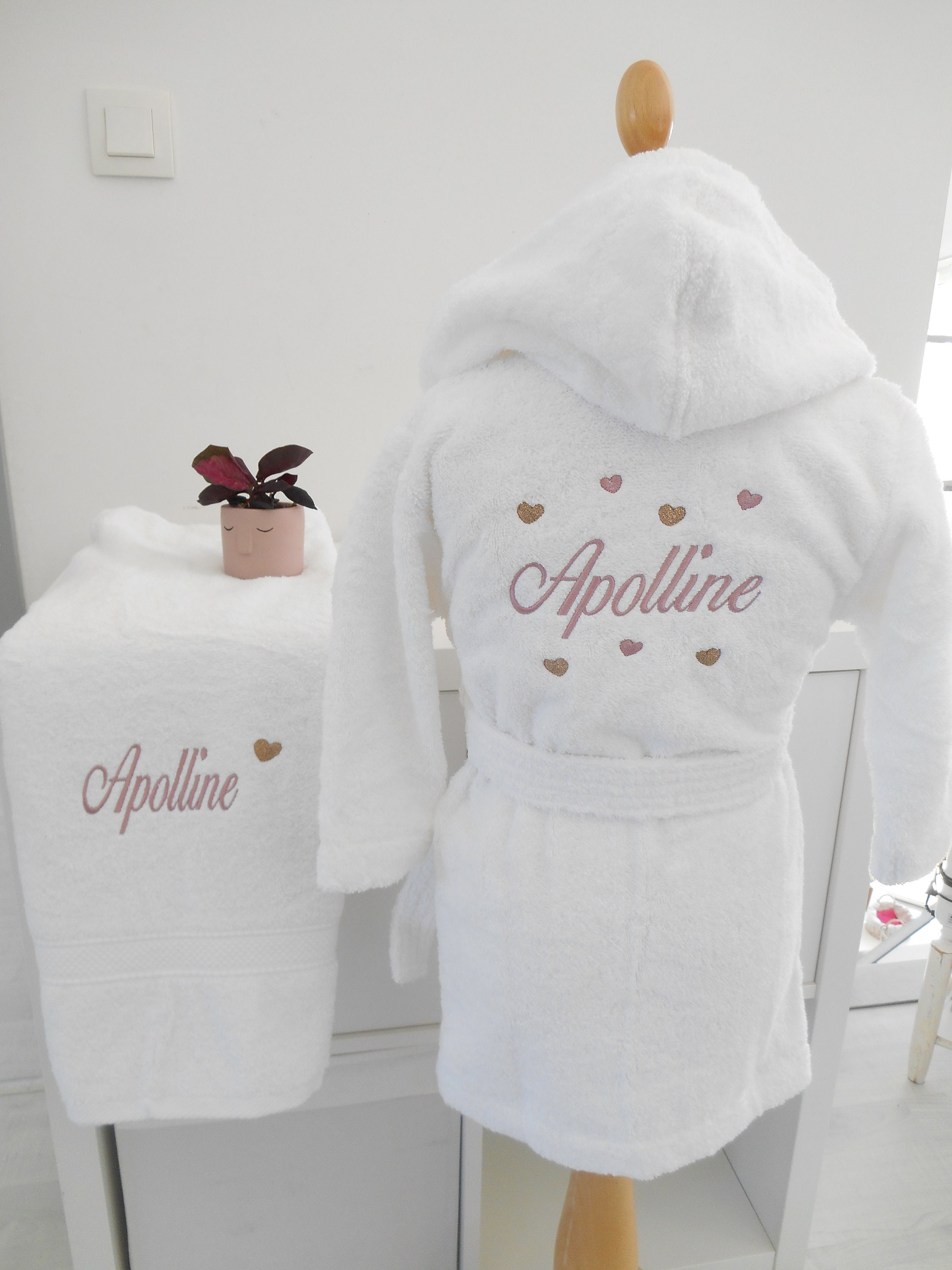 Peignoir Enfant Personnalisepeignoir Bebe Etsy De