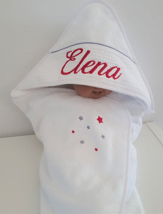 Cape De Bain Bebe Sortie De Bain Bebe Personnalisee Avec Etsy