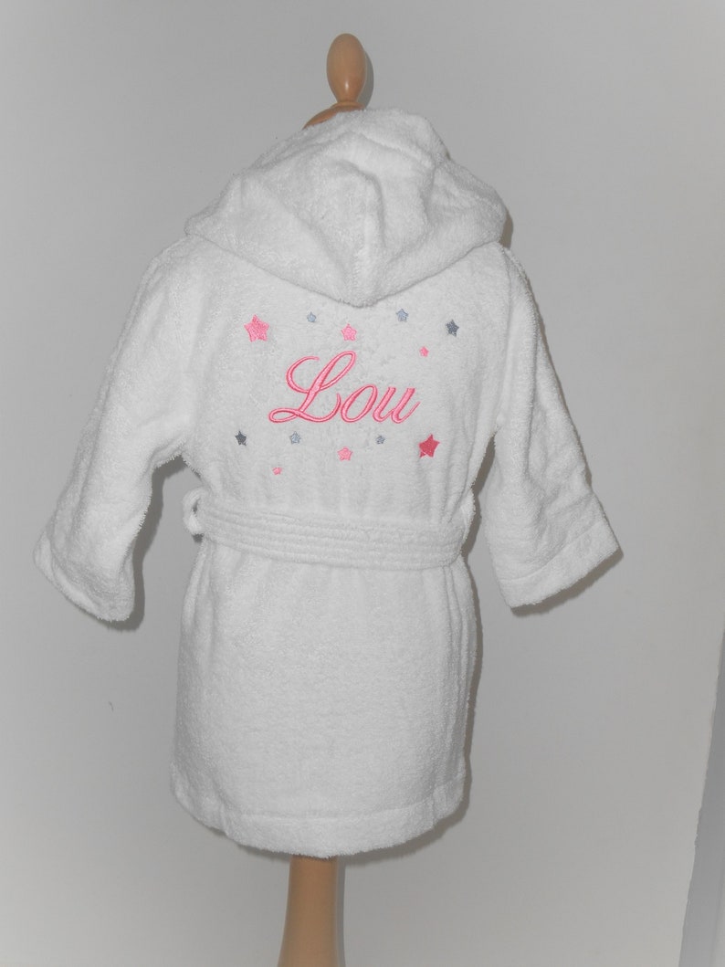 Christmas, customizable child bathrobe, baby Christmas gifts, embroidered bathrobe, birth gift, baby Christmas, personalized child gift, image 10