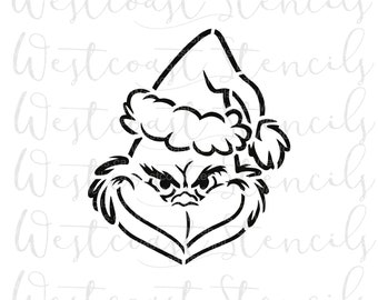 Grinch Face Stencil Free Printable - Il 340x270.1679460002 Ilut 