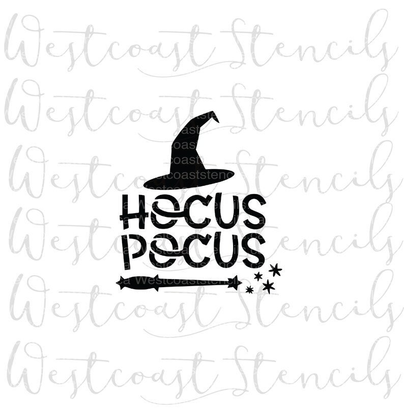 Hocus Pocus Stencil Printable