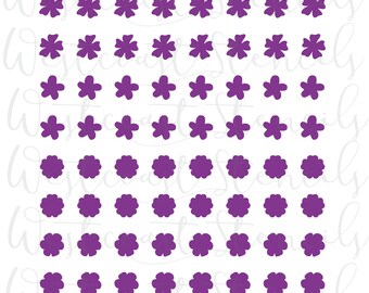 Floral Sprinkles Stencil, Easter, Spring, Sprinkle Stencil, Cookie Stencil