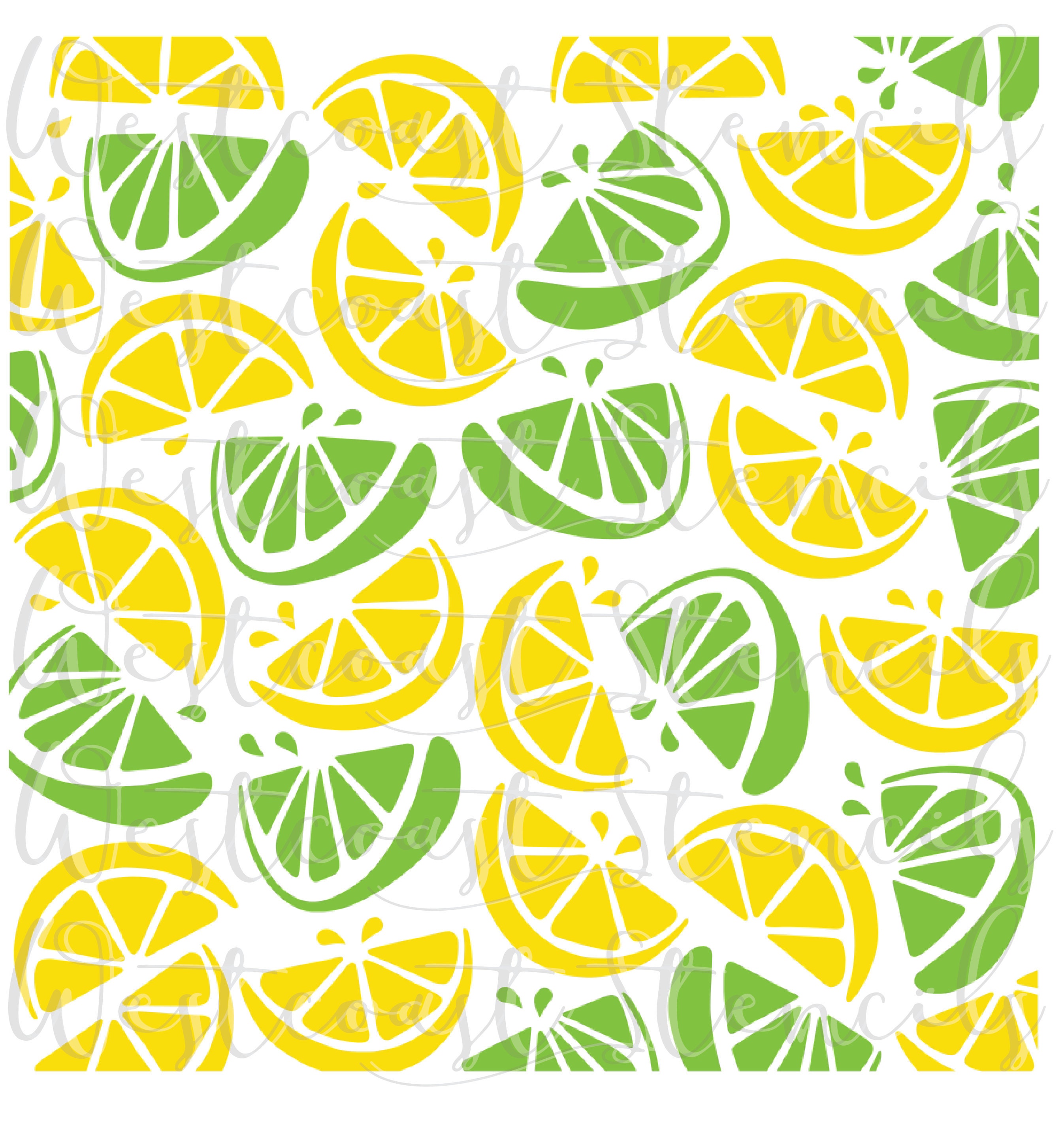 Craft Supplies & Tools Drawing & Drafting Stencils & Templates Citrus Fruit Orange Slice