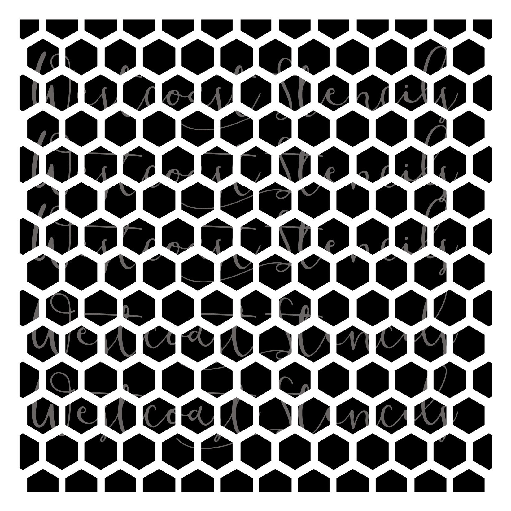 Honeycomb Stencil Visual Arts Craft Supplies &amp; Tools Stencils ...