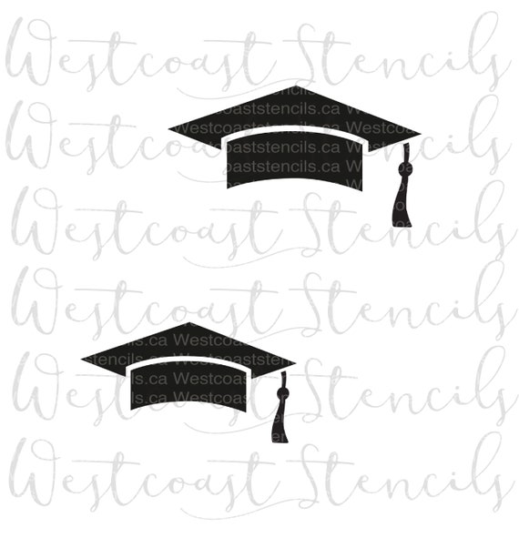 Graduation Cap Stencil Template