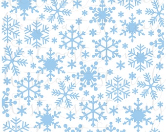 Christmas Snowflake Background Stencil, Cookie Stencil