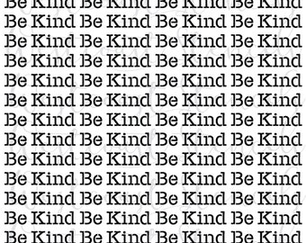 Be Kind Background Stencil, Pink Shirt Day, Anti Bullying, Cookie Stencil