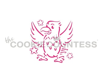 American Eagle PYO Stencil, USA, The Cookie Countess