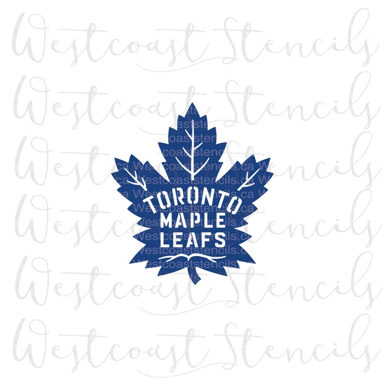 new-toronto-maple-leaf-logo-stencil-hockey-cookie-stencil-etsy
