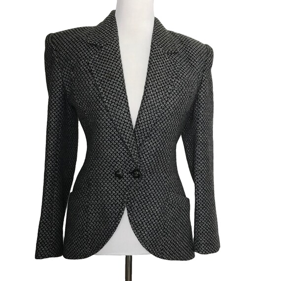 Vintage Niki Kalas Avant Garde Fitted Blazer Jacke
