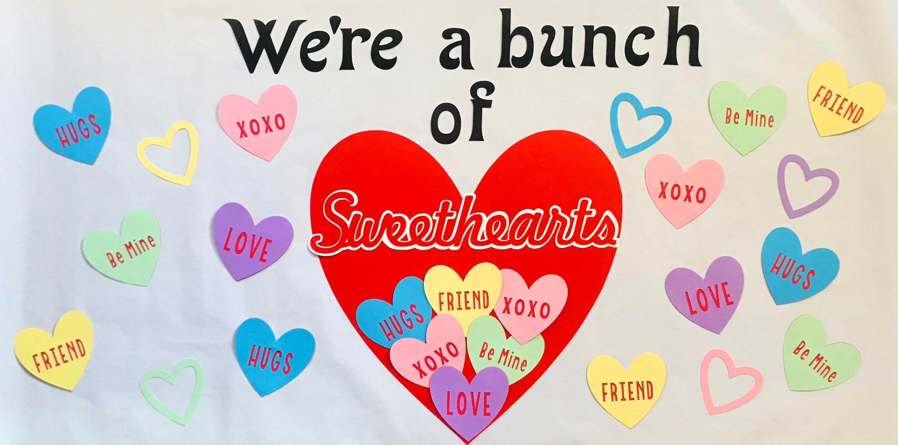 Were a Bunch of Sweethearts Valentine Bulletin Board Set for Etsy