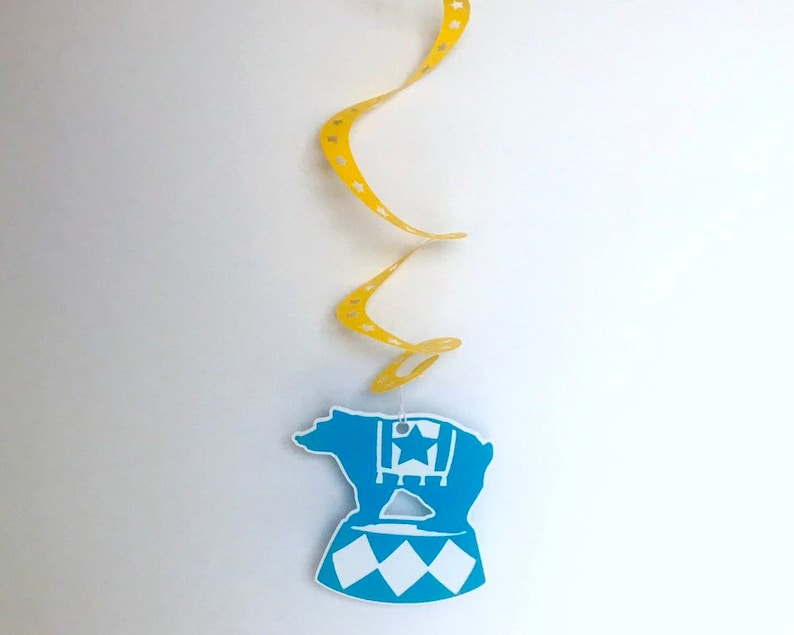 shower Circus Whirl Ceiling Danglers for party decorations or special occasion
