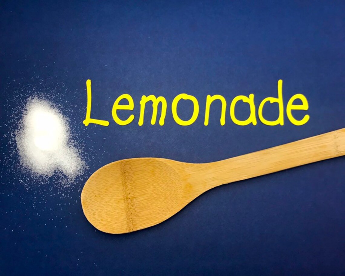 Lemonade Font Alphabet Die Cut Letters Bulletin Board Set for Etsy