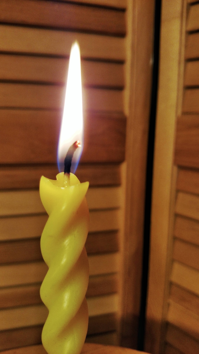 Ecofriendly Spiral Taper Candles unicorn Etsy