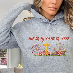 Fair Hoodie, Carnival Hoodie, Womans Hoodie, Mens Hoodie, Gift for Women, Gift for Men, Boardwalk Hoodie, Ferris Wheel Hoodie