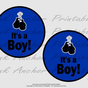 Printable Centerpieces Boxing Boxer Boy Baby Shower - Etsy