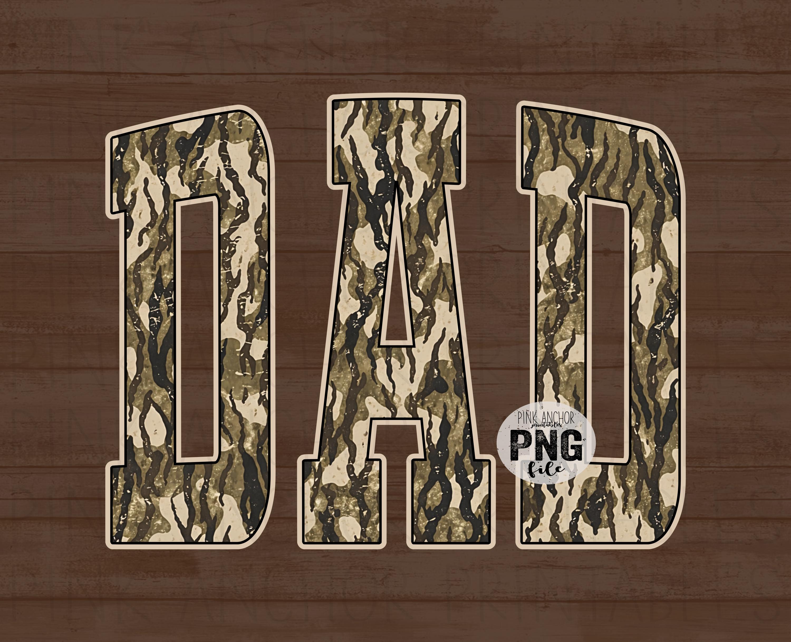 Dad Camo Png Father's Day Printable Design INSTANT DOWNLOAD - Etsy