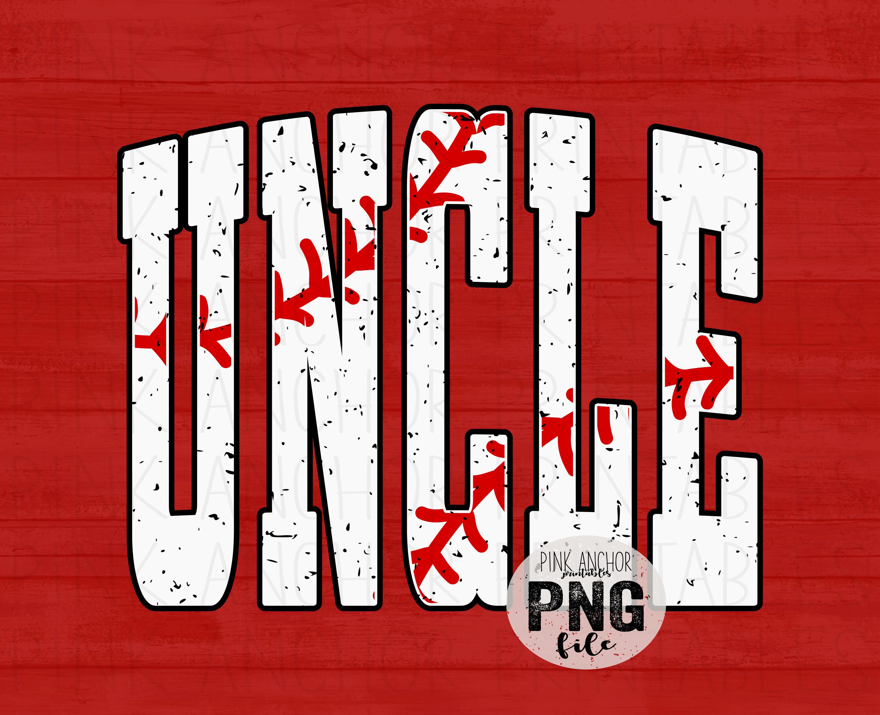 Uncle Baseball Uncle Baseball Png Printable Design INSTANT DOWNLOAD - Etsy