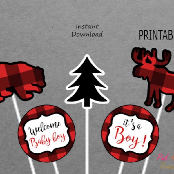 Lumberjack Baby Shower Games - Etsy